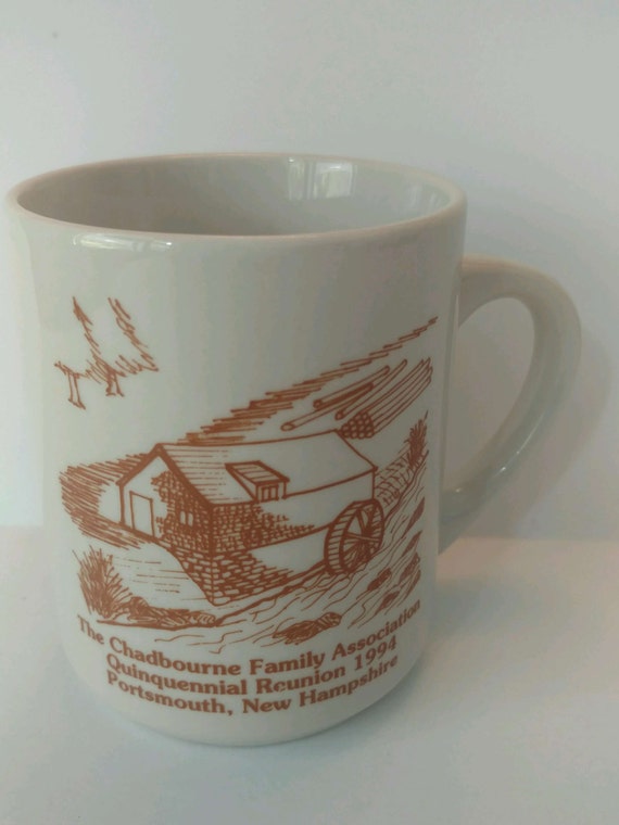 Chadbourne Family Association Reunion Coffee Mug 1994