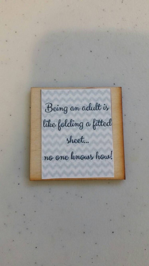 Sarcastic funny sayings 2x2 magnet. by BurgundysCreations on Etsy