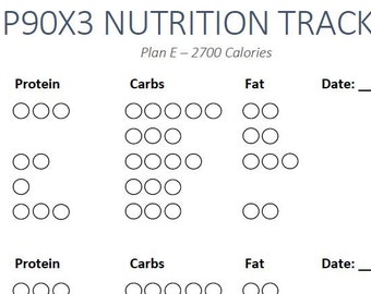 p90x3 nutrition plan d