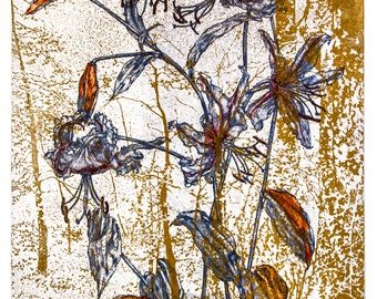 Original Aquatint Etching B. Dauman Signed & Numbered