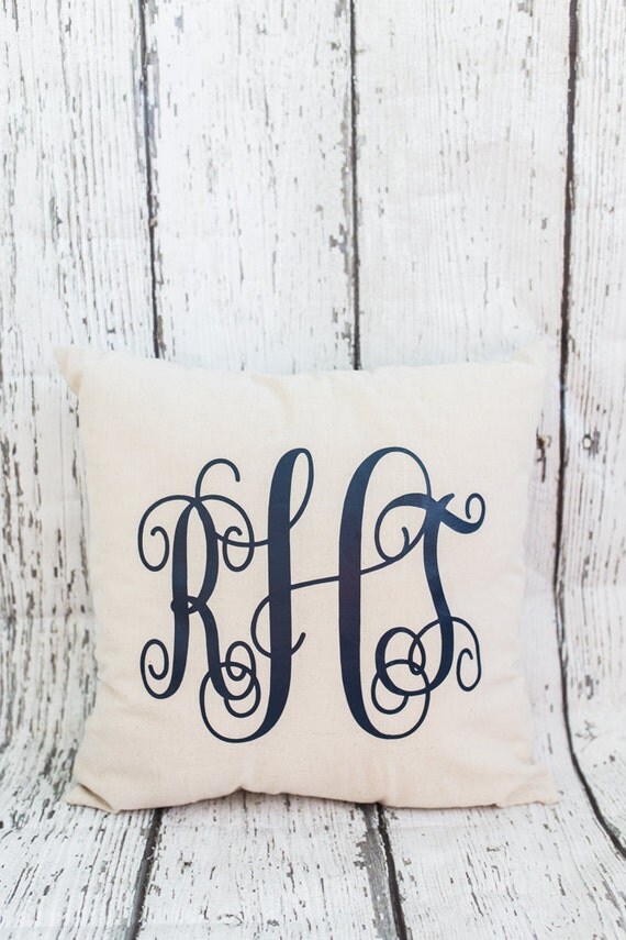 Monogrammed Pillow // Personalized Pillow // Monogrammed Home