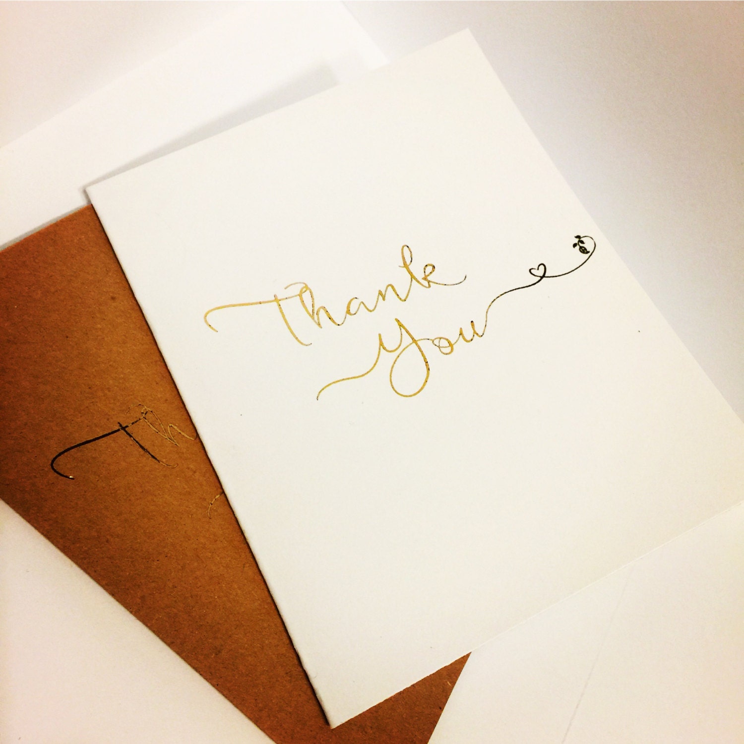 Thank You Cards with Envelopes Set of 6 A2 by CityLightsDetroit