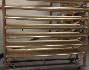 Vintage wood shoe rack