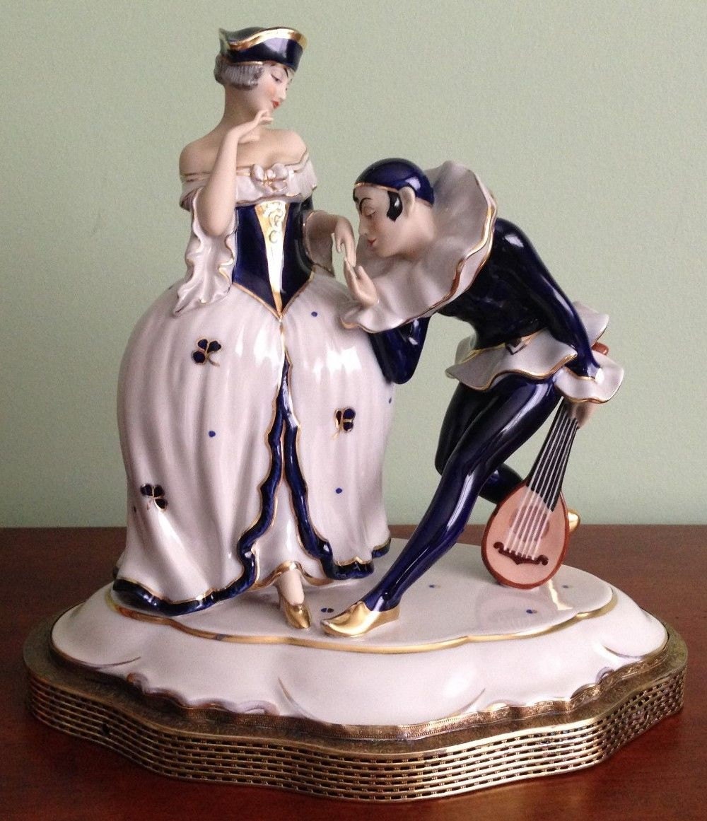 antique royal dux bohemia figurines