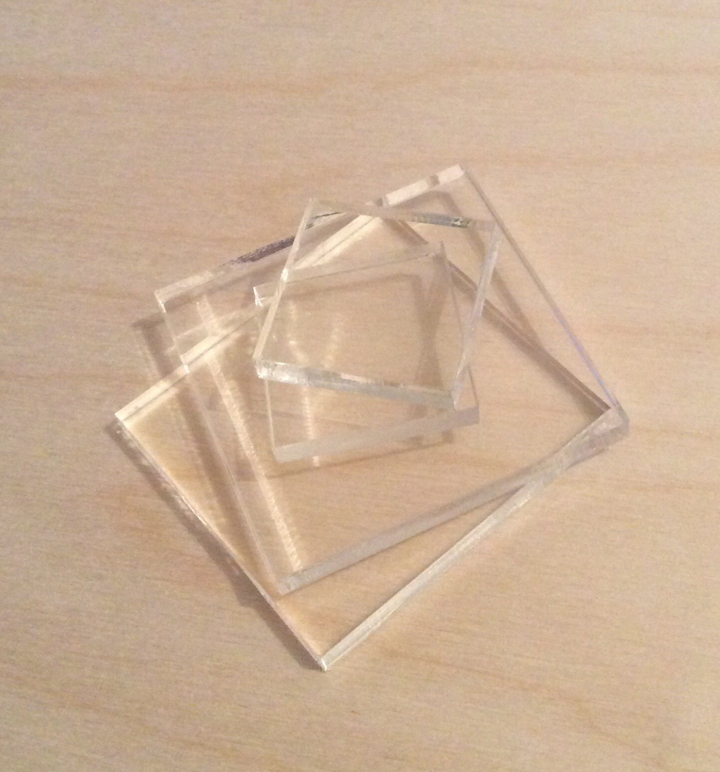 Clear stamp block Acrylic stamp block Stamping block