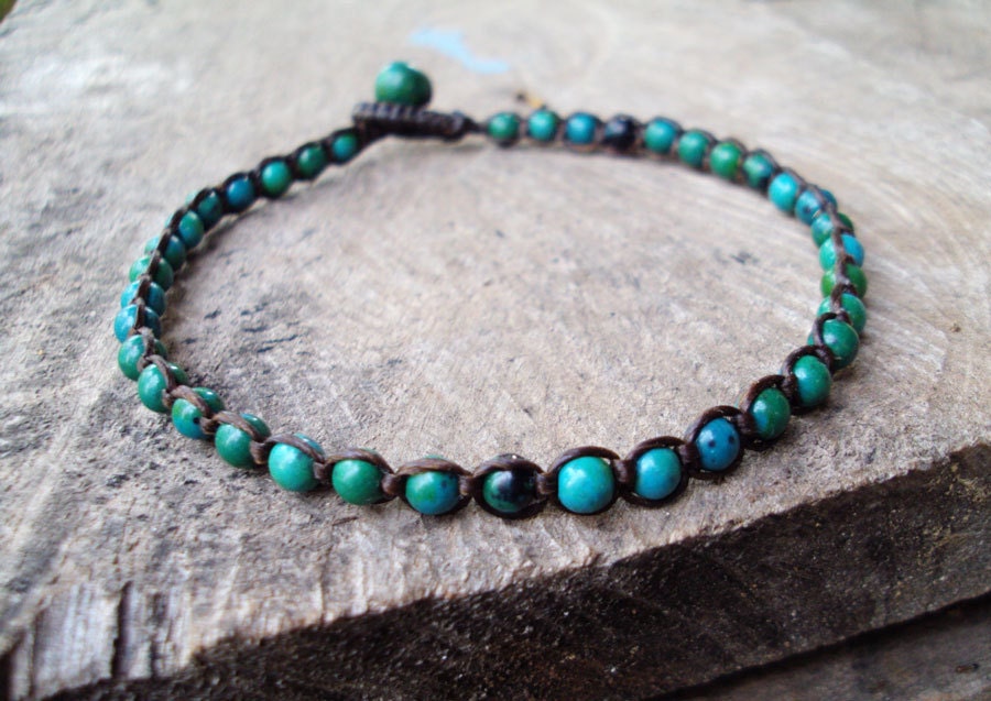 Green jasper ankletsStone ankletsMen ankletsWomen anklets