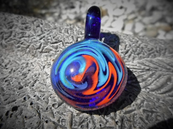 heady glass pendant colorful wig wag pendant with a slight teardrop shape glass - Heady Glass Pendants heady glass pendant colorful wig wag pendant with a slight teardrop shape glass - Heady Glass Pendants
