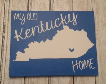 Kentucky Art My Old Kentucky Home State Canvas Pride Painting
