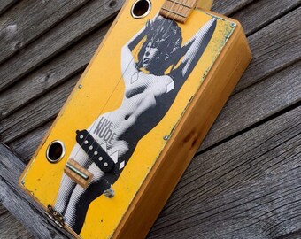 Live Nude cigar box guitar (box guitar)