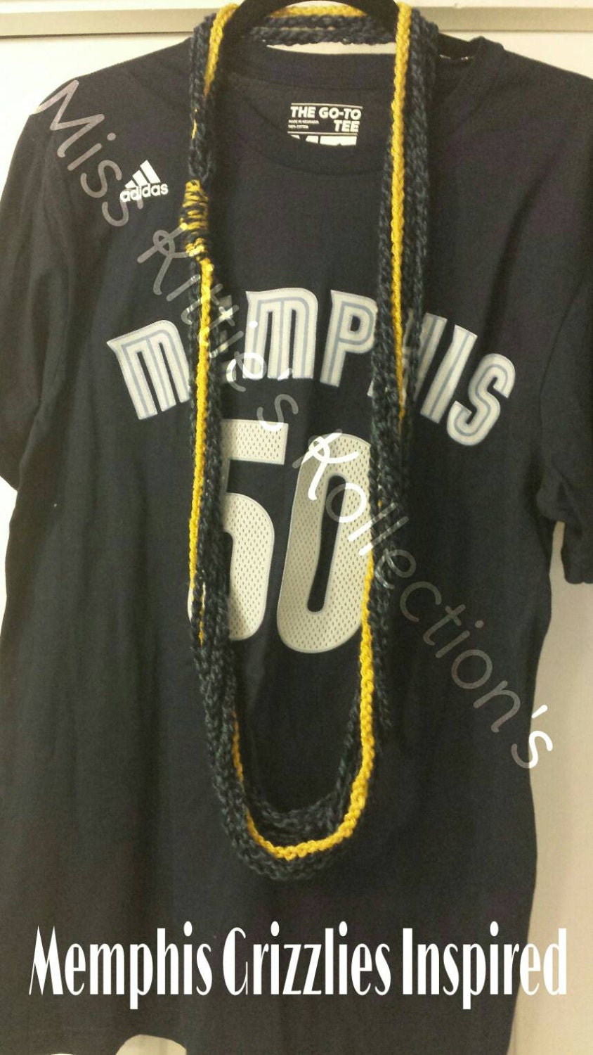 Memphis Grizzlies Inspired NBA Team Spirit Crochet Chain