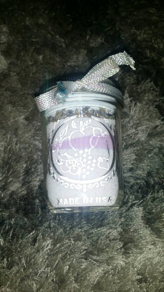 8 oz Mason Jar Bath Salt Kit