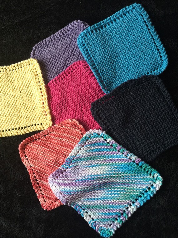Handmade dishcloths by JonesKnittedGoods on Etsy