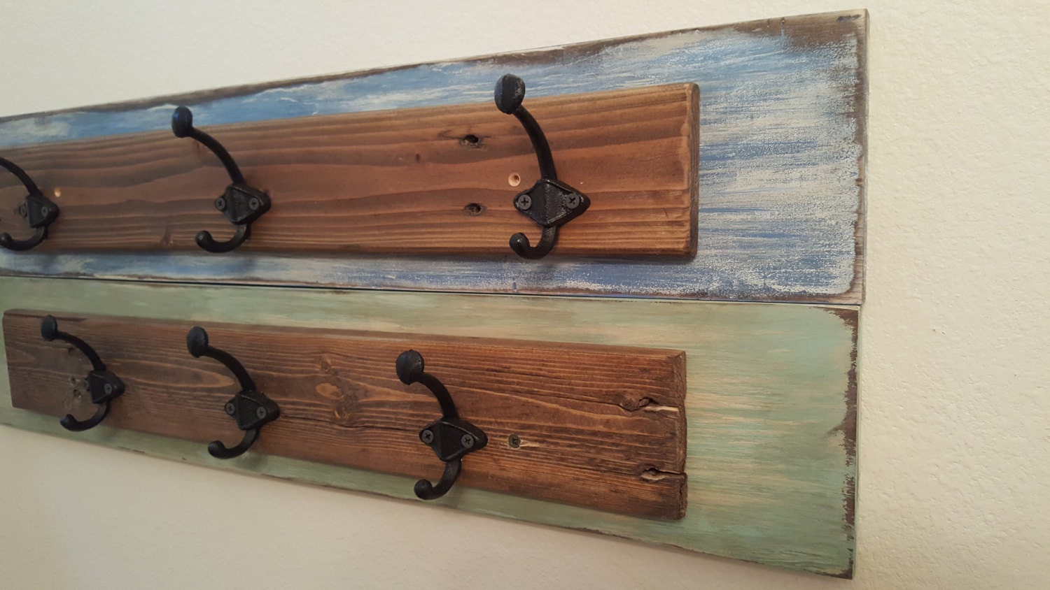 Towel Hook Rustic Towel Rack Reclaimed Wood Bathroom