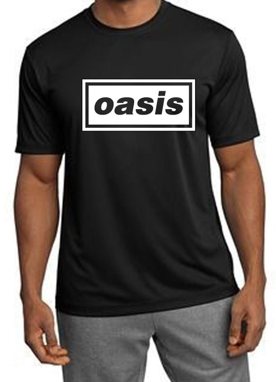 Oasis Black band official logo tshirt by roccorozzell on Etsy