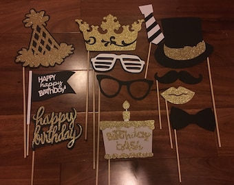 Birthday Photo Booth Props