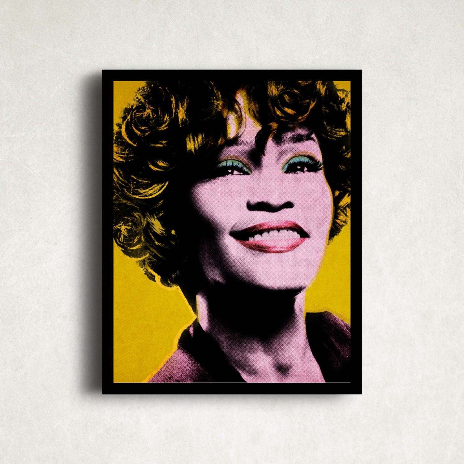 Whitney Houston Portrait Pop Art Portraits Digital Download