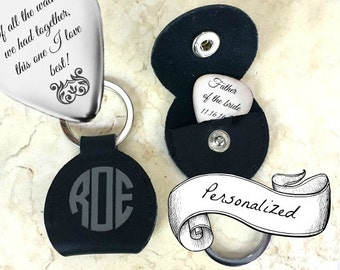 Custom guitar pick keychain • 11th anniversary • personalized guitar pick • steel anniversary • engraved guitar pick • pick • musician