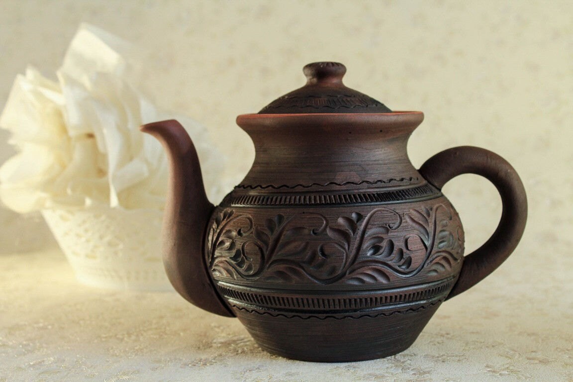 ceramic teapot kettle for tea tea ceremony tea clay