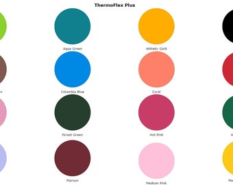 ThermoFlex Plus HTV 12"x15" Sheets