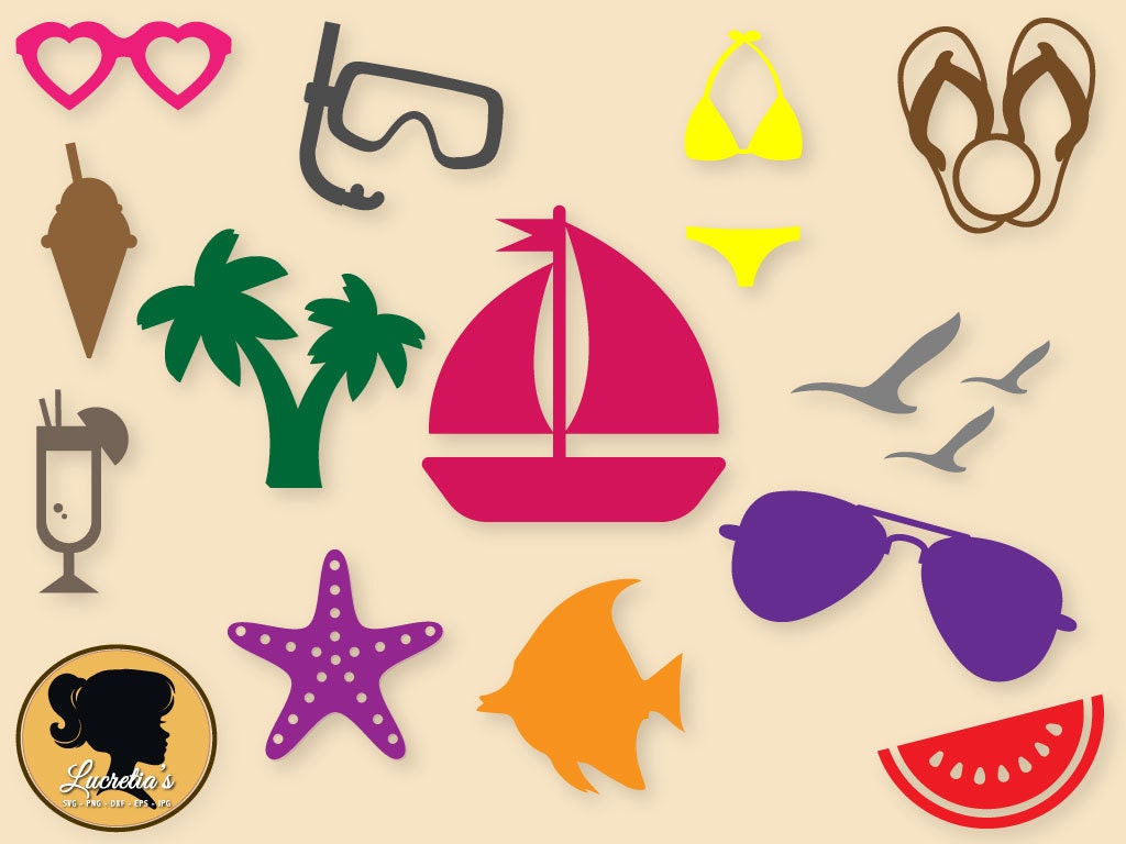 Download Beach SVG Cutting Files, Summer Beach SVG, Cut Files for ...