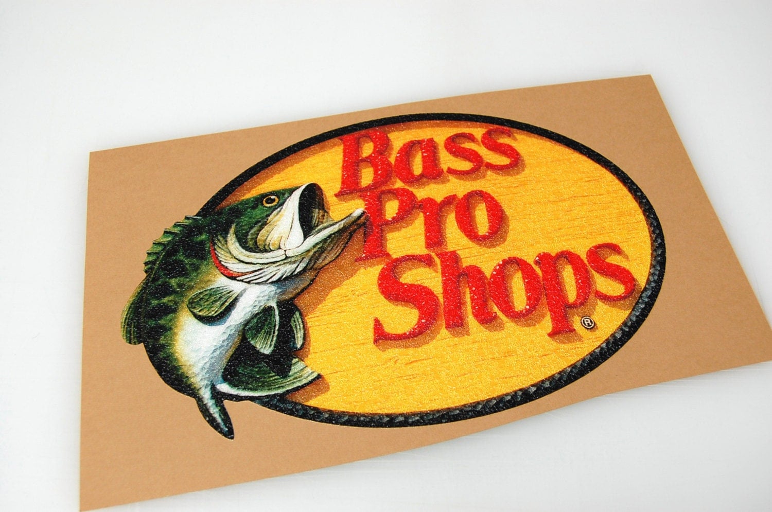 Bass Pro Shop Bass Boat Carpet Graphic Decal Logo