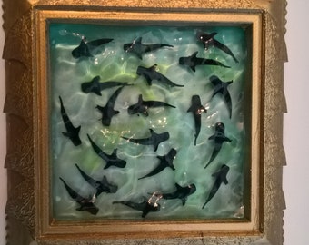 A slice of Shark tropical paradise captured in a frame
