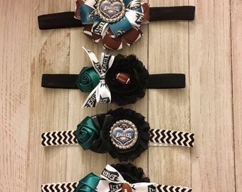 Philadelphia Eagles Baby Headband, Baby Headband, Eagles, Football, Philadelphia Eagles, Hair accessory