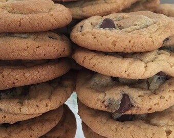 Healthy, sugarfree and low callories chocolate chipcookies