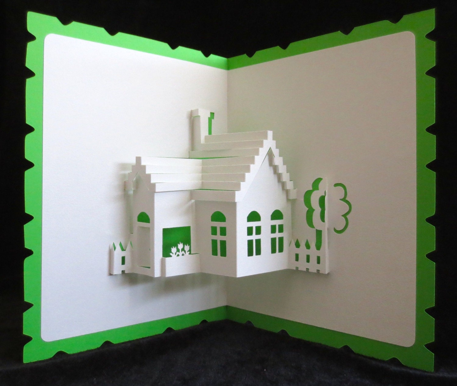 Pop-up Card Pop Up 3D Greeting Card House Warming Moving