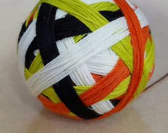 Hand Dyed Self Striping Sock Yarn ~ Hocus Pocus Halloween ~ Sockcess ~ 75/25 superwash merino/ nylon or Sport Weight ~ 80/20