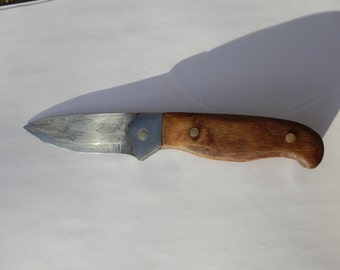 Hand forged Chainsaw chain "Damascus" Knife