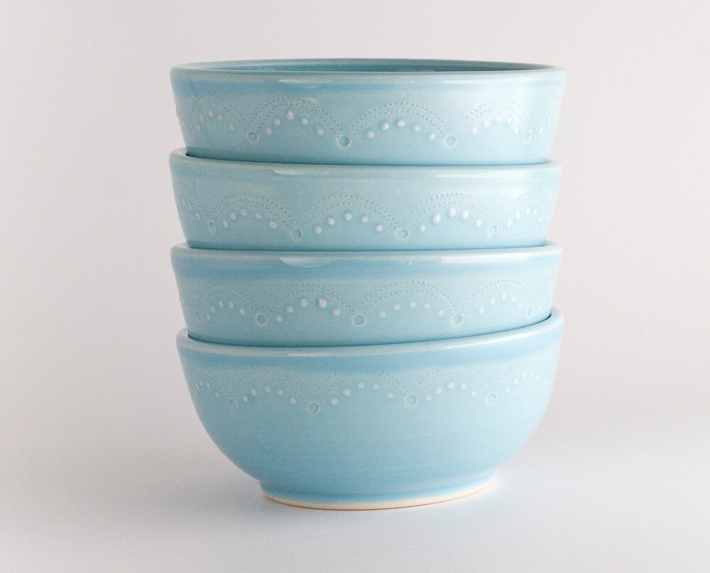 Cereal bowls Soup bowls Set of 4 by on Etsy