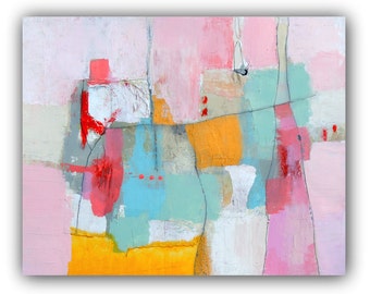 Abstract Painting, Modern Art, Contemporary Original Art - "Stay Right"