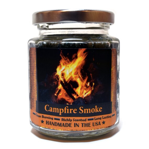 Campfire Candle made with a Wood Wick by Candeo Candle 8 oz