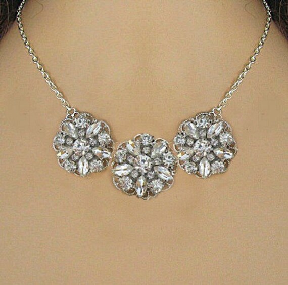 Set of Bridesmaid necklaces bridesmaid jewelry by MissJoansBridal