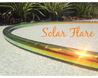 Solar Flare Polypro Hoop // Color Shifting Polypro // Choose Your Tubing & Diameter!