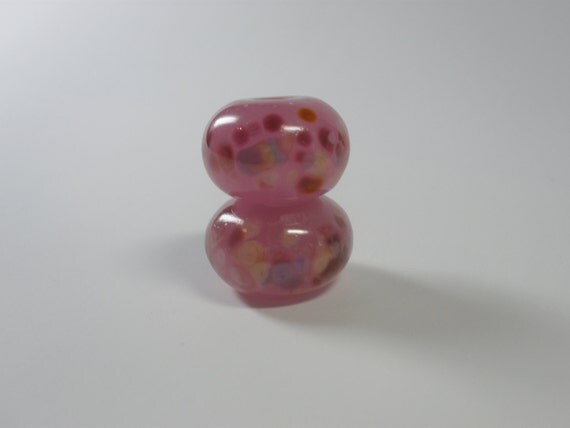 Lamp work Bead Pair (2 Beads), SRA artist, handmade glass, lampwork beads, jewelry supplies, earring pair, jewelry design, OOAK murano glass