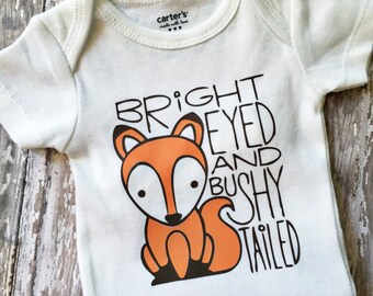 bright eyed and bushy tailed t shirt