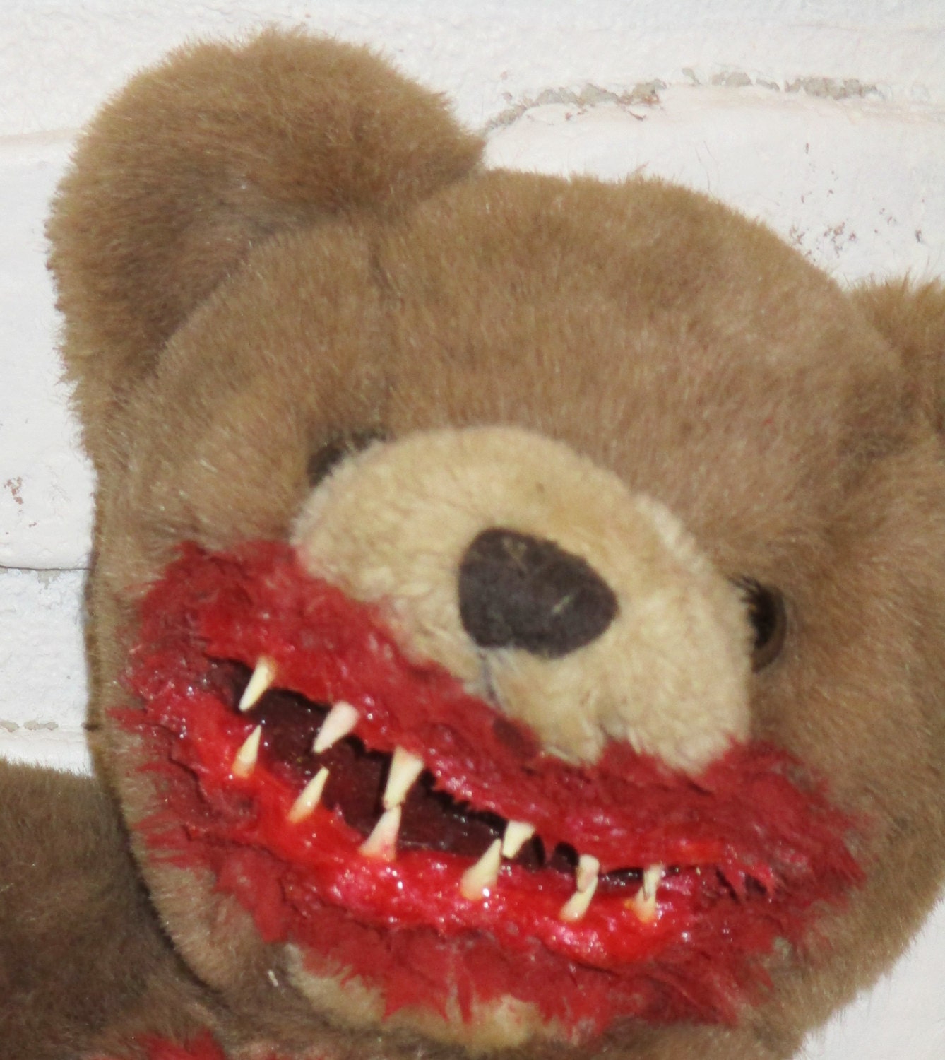 scary stuffed bear