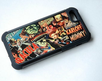 Halloween Phone Case, Horror Movie Poster Phone Case, Classic Monsters Phone Case, iPhone 6 Case Hipster, iPhone SE, iPhone 5 Case, Samsung
