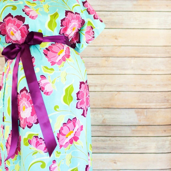 Rose Maternity Hospital Delivery Gown Super Soft Fabric