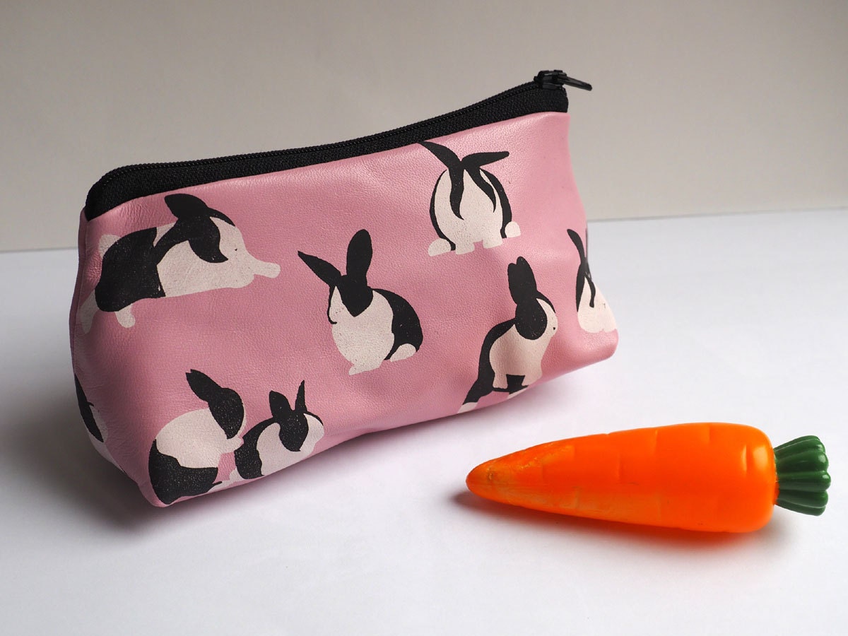 bunny makeup bag