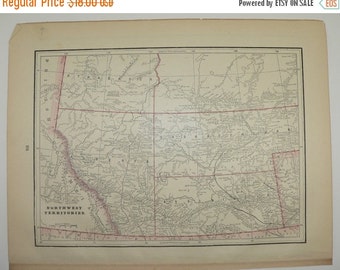 1800s Map Ontario Canada Map Quebec New by OldMapsandPrints