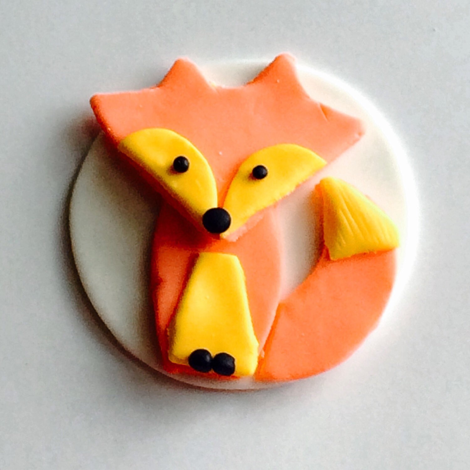 Fox fondant cupcake toppers woodland cupcake topper woodland Fox fondant cupcake toppers woodland cupcake topper woodland