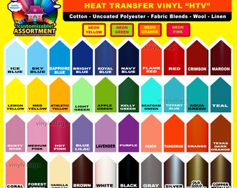 1 sheets 12x12 Heat tshirt Press thermal transfer vinyl, Shirt Vinyl, Thermoflex Plus You can pick color 12"x12"