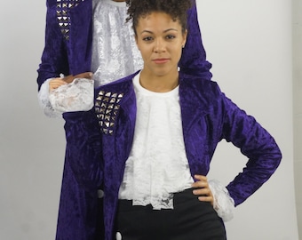 Classic Prince Purple Rain Costume 3 Piece set, Mens and Womens , Made to Order, Build your costume