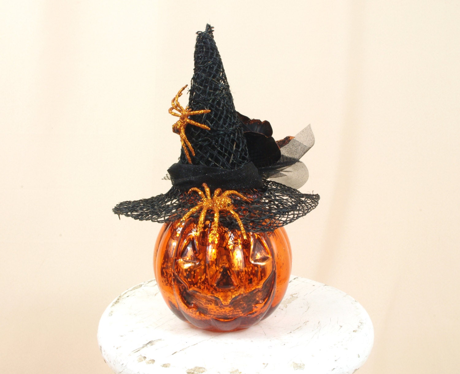 Jack O Lantern Decor Halloween Centerpiece Pumpkin