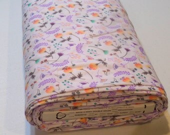 Double Gauze Fabric Make a Wish White Floral by Camelot
