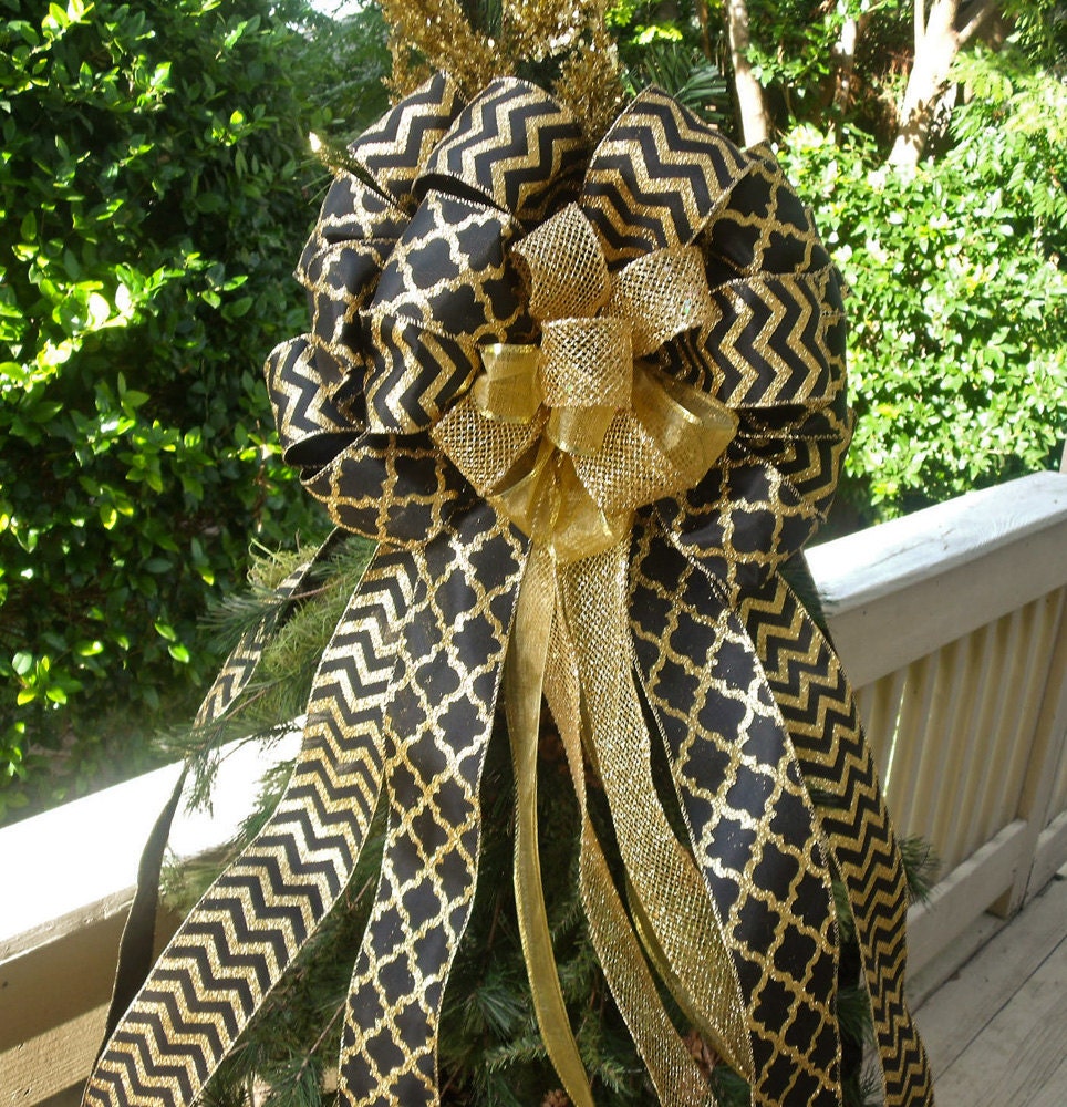 black and gold christmas tree topper gold and black by black and gold christmas tree topper gold and black by