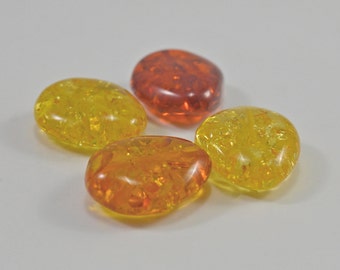Acrylic beads, drilled - #1578